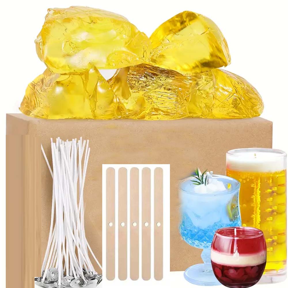 Candle Making Workshop - 200g Żółty przezroczysty żel żelowy do