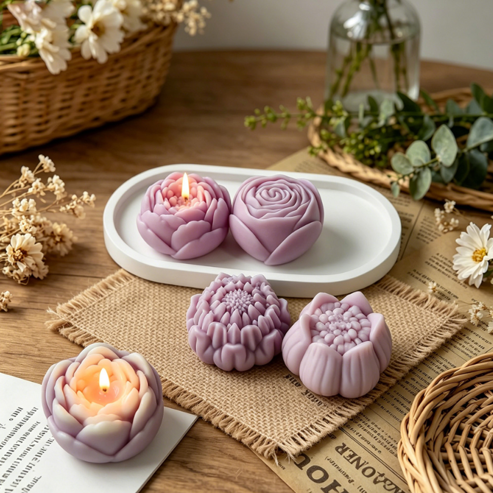 Forma silikonowa 3D kwiaty: pi – Candle Making Reno recenzja i cena