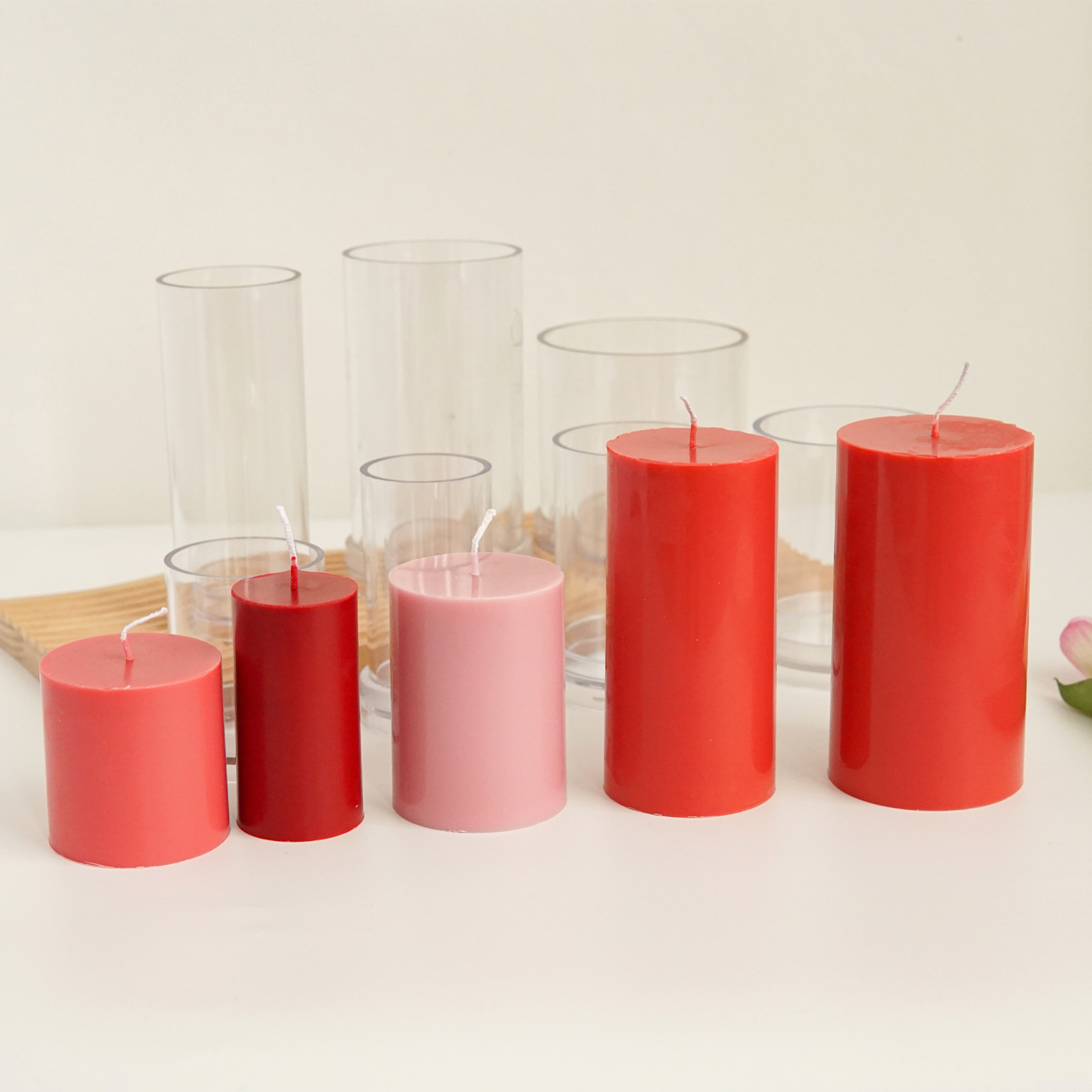 Różne cylindryczne formy do św – Candle Making Workshop recenzja i cena