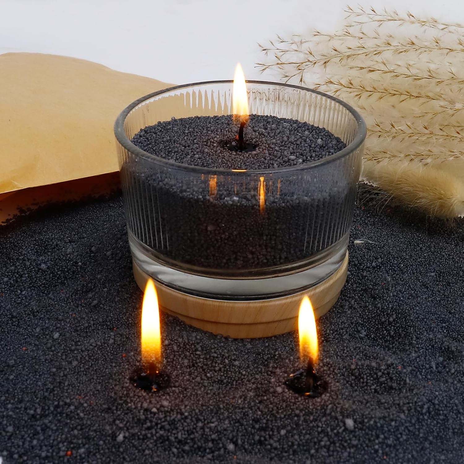 Czarny piasek do świec z knote – Candle Making Reno recenzja i cena