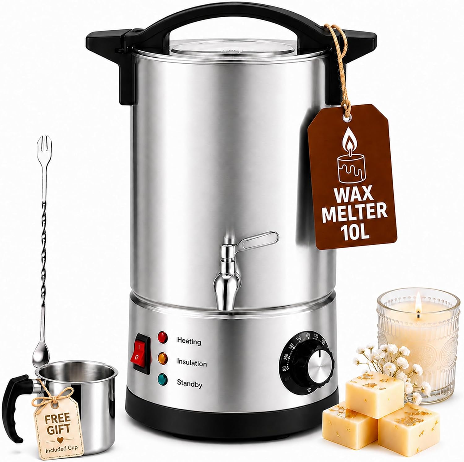 Elektryczny topielnik do wosku – Candle Making Tempe recenzja i cena